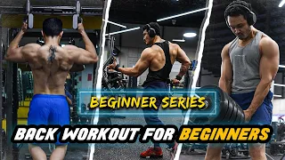 BIG BACK WORKOUT for BEGINNERS in HINDI |बैक वर्कआउट बिगिनर्स के लिए|