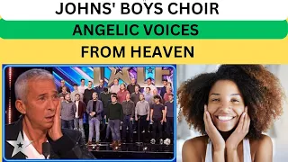 JOHNS' BOYS CHOIR ANGELIC VOICES FROM HEAVEN || BGT || REACTION!!!