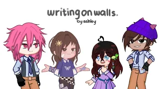 “I Like Writing On Walls!” ✍️ Gacha Meme/Old trend | Morta high au | Multifandom | by Ashl3y