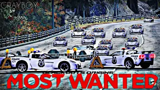 MURCIELAGO POLICE CHASE BOUNTY RUN | NEED FOR SPEED MOST WANTED | MONTAGE