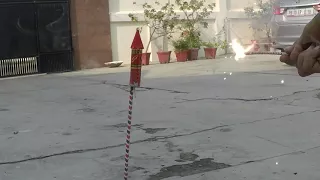 Slow motion of Rocket on Diwali