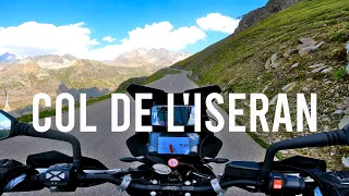 Col de l'Iseran | 2770m altitude | motorbike onboard with engine sound | KTM 790 Adventure