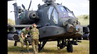 AH-64 Apache live fire - Dutch Apache helicopters - 301 Redskins