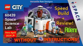 LEGO City Space Science Lab 60439 - Review and Speed Build WITHOUT INSTRUCTIONS!