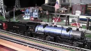 MTH Premier Erie Triplex & Angus O-Gauge Steam Locomotives in True HD 1080p