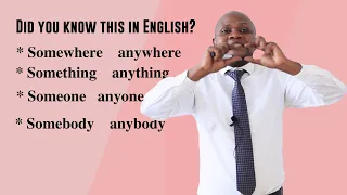 Speak English now! Urasabwa kumenya gukoresha aya magambo neza.