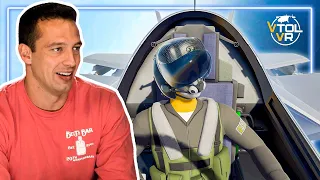 Pilot REACTS to VTOL VR