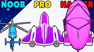 NOOB vs PRO vs HACKER in Flight Rush