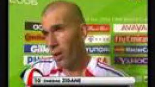 Zidane Interview vs Brazil world cup 2006