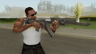 Сравнение M4 и AK-47 в GTA-SA.