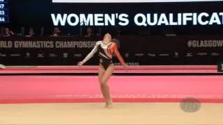 WEVERS Lieke (NED) - 2015 Artistic Worlds - Qualifications Floor Exercise