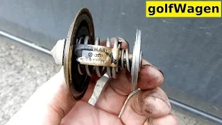 VW Golf 5 coolant thermostat replacement