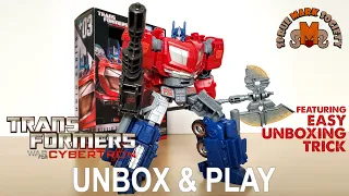 Transformers Studio Series Gamer Edition WFC Optimus Prime Unboxing & Play