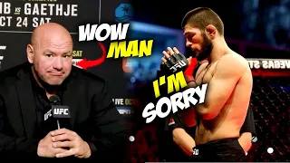 Komentar Dana White atas pengunduran diri Khabib Nurmagomedov dari UFC