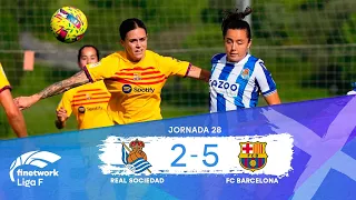 RESUMEN Y GOLES REAL SOCIEDAD vs FC BARCELONA, JORNADA 28, FINETWORK LIGA F