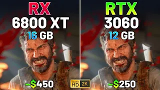 RX 6800 XT vs RTX 3060 - Test in 12 Games in 2024