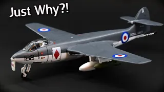 Why did Airfix make this starter set?! AW Sea Hawk in 1/72 scale - Build & Review