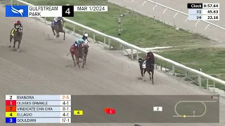 Gulfstream Park Carrera 4 - 1 de Marzo 2024