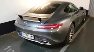 Mercedes AMG GT C190 v8 biturbo 462 ch in Paris France