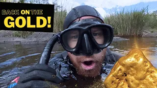 THIS RIVER IS LOADED WITH GOLD! You ever snorkelled for gold? Plus my SECRET CAMPFIRE DESSERT!