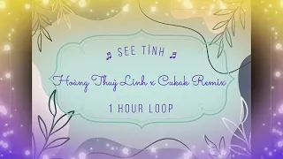 See Tình - Hoàng Thuỳ Linh x Cukak Remix 1 Hour Loop | TING TING TANG TANG| 1 HOUR LOOP