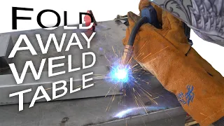 DIY Fold Away Welding Table | FIRST WELDING PROJECT!