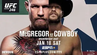 UFC 246. Конор Макгрегор против Дональда Серроне. Полный Бой.  19.01.2020*