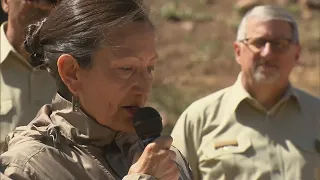 Interior Secretary Deb Haaland Says Colorado Among 8 States Receiving Federal Money To Mitigate Fire