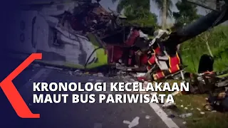 Kronologi Kecelakaan Maut Bus Pariwisata di Tol Surabaya - Mojokerto