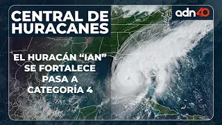El huracán "Ian" se fortalece y ya es categoría 4