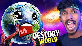 DESTROYED THE EARTH 🤯 Solar Smash Mobile Gameplay