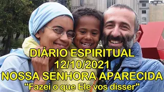 DIÁRIO ESPIRITUAL MISSÃO BELÉM - 12/10/2021 - Lc 2,1-11