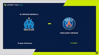 Marseille vs Paris Saint-Germain | Orange Vélodrome | 2021-22 Ligue 1 | PES 2021