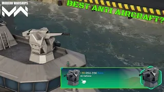 OSU-35K Air Defense Full Review & Test | Best Machine Gun Air Defense? | Modern Warships Alpha Test