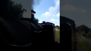 Phil drives the Pannier tank at Severn Valley Railway