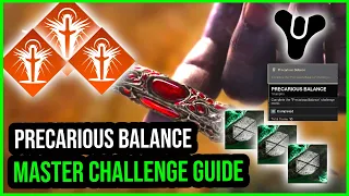EASY Precarious Balance MASTER Challenge Guide (Crota's End Raid Destiny 2)