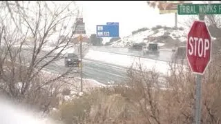 Winter weather waves over New Mexico