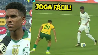 ENTROU E FEZ GOL! Estevão em Palmeiras vs Cuiabá