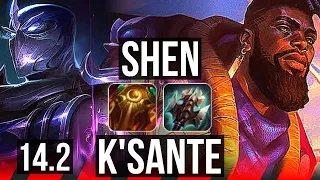 SHEN vs K'SANTE (TOP) | 300+ games | BR Master | 14.2