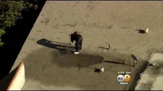 Pursuit Suspect On Culver City Rooftop Surrenders After High-Speed Chase, Stand-Off