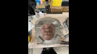 Molding for a Chewbacca Mask (Part 1)