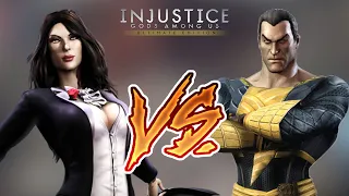 Injustice Gods Among Us - Zatanna Vs. Black Adam (Hard) Walkthrough | RozZ99