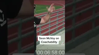 Sean McVay on Coachability #coachschuman #nucsports #seanmcvay #larams #nfl #motivation #success