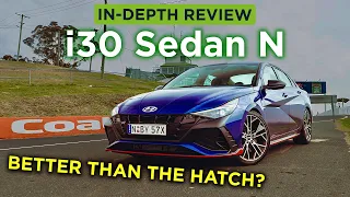 Is this $50,000 Hyundai sedan BETTER than a hatchback? | i30 Sedan N (Elantra N) DCT + Manual Review