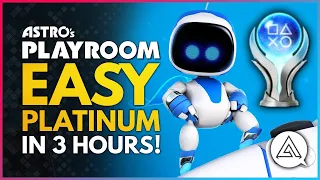 Astro's Playroom | EASY PS5 Platinum Trophy in 3 Hours - All Artefact, Puzzle & Trophy Locations