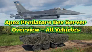 Apex Predators Dev Server Overview - All Vehicles [War Thunder]