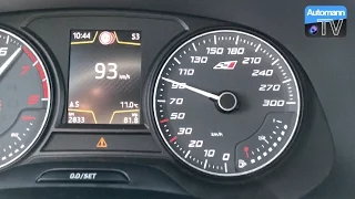 SEAT Leon Cupra 300 - 0-100 km/h Launch Control (60FPS)