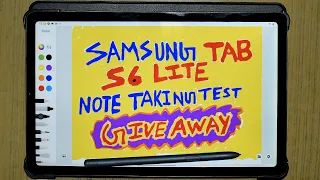 Samsung Galaxy Tab S6 Lite Note Taking Test & Giveaway - Best Budget Tablet For Students With S Pen
