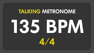 135 BPM - Talking Metronome (4/4)