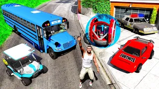 🔴 מצאתי את רכבי הפורטנייט הכי נדירים בעולם ב GTA V! (אוסף מלא רכבי Fortnite מטורפים ב GTA V!)